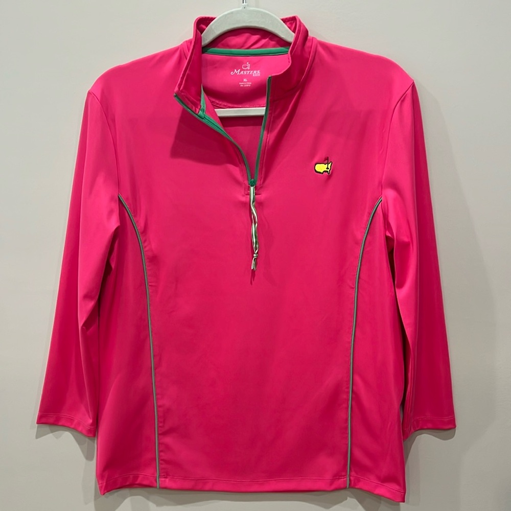 Hot pink Masters kids pull over, size extra large